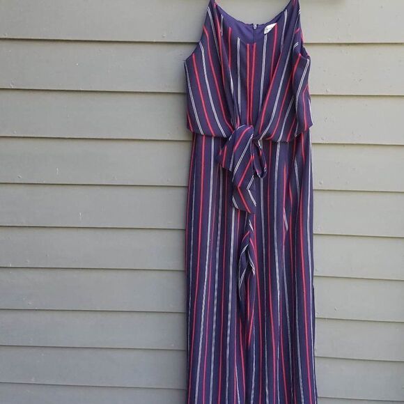 Monteau Navy/Red/White Jumpsuit/Romper Size small - Picture 1 of 8